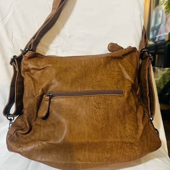 NWT Angel Kiss Brown Faux Leather Handbag for Women - Picture 5 of 10